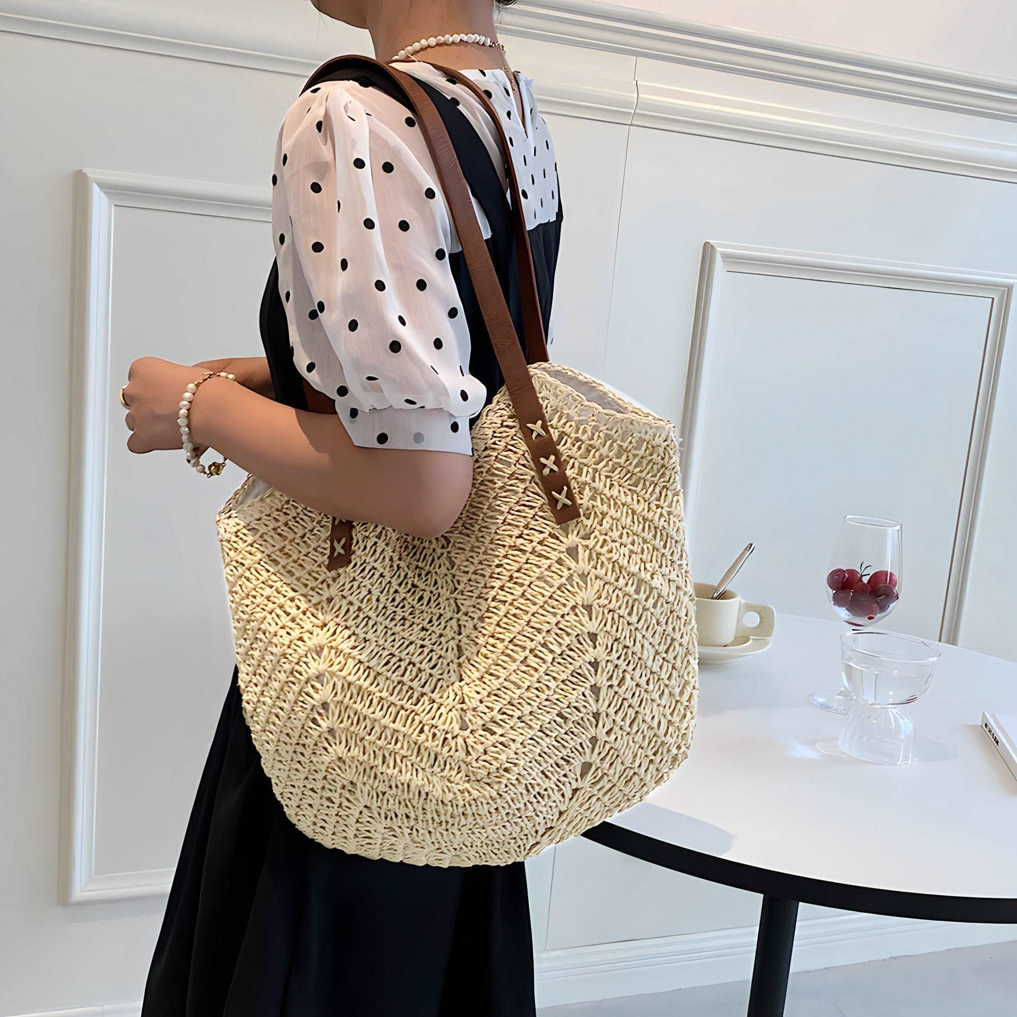 Sac Brunna En Paille ROCHESPARIS