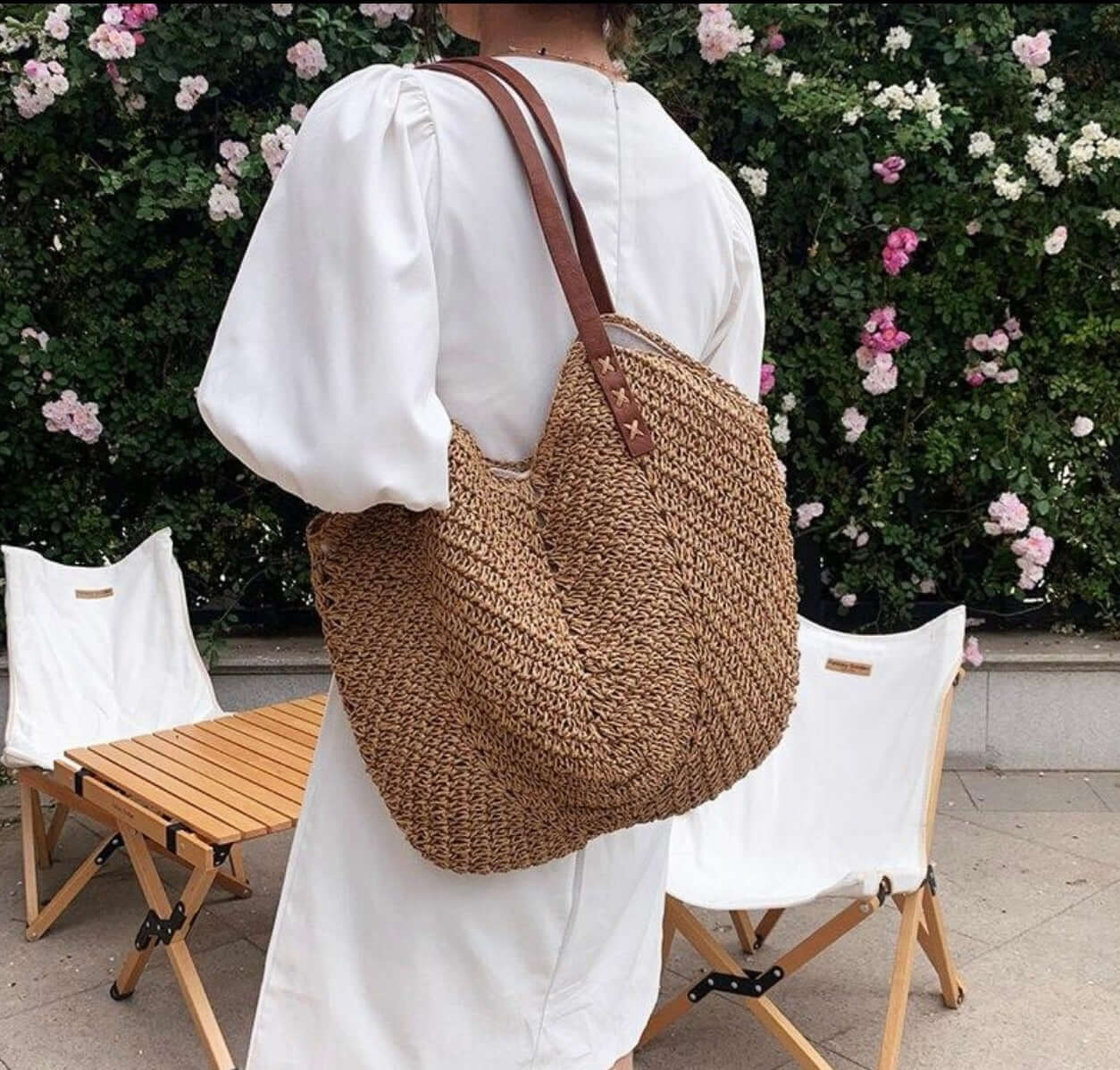 Sac Brunna En Paille ROCHESPARIS