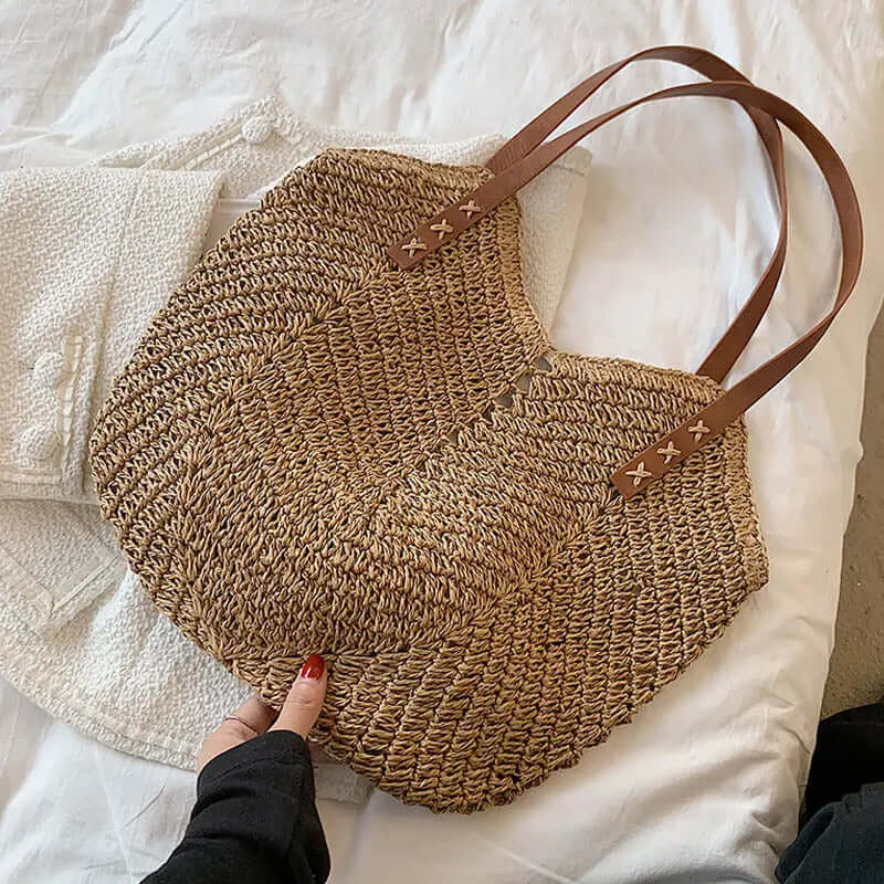 Sac Brunna En Paille ROCHESPARIS