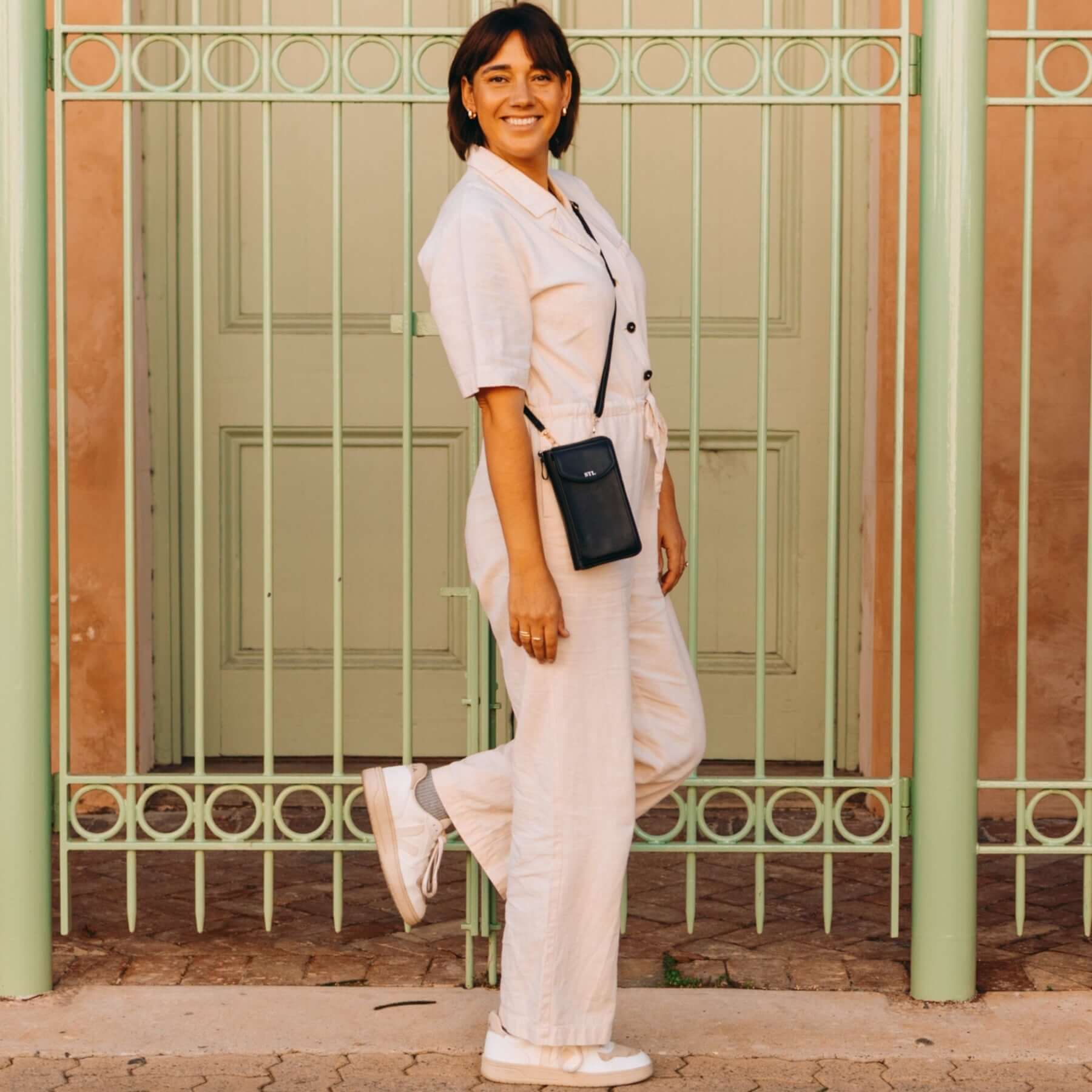 Sac à Bandoulière En Cuir Végetal